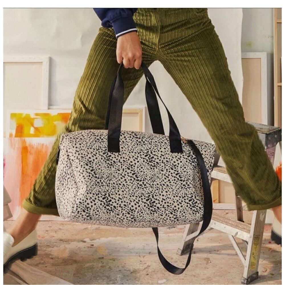 Mali + Lili Weekender Animal Print Large Travel Bag
